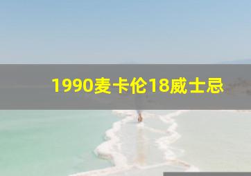 1990麦卡伦18威士忌