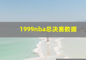 1999nba总决赛数据