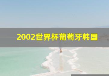 2002世界杯葡萄牙韩国