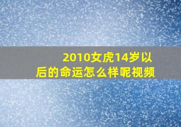 2010女虎14岁以后的命运怎么样呢视频