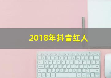 2018年抖音红人