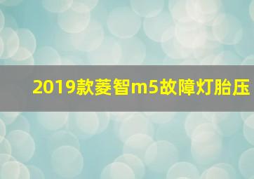 2019款菱智m5故障灯胎压