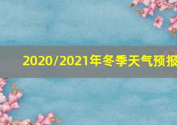 2020/2021年冬季天气预报