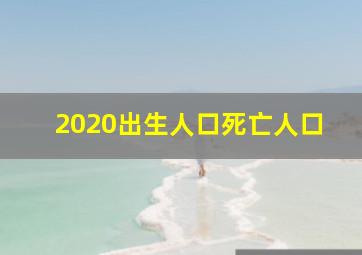 2020出生人口死亡人口