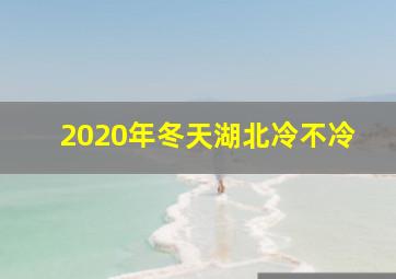 2020年冬天湖北冷不冷