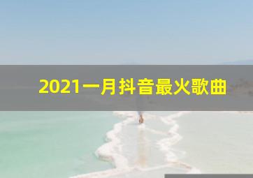 2021一月抖音最火歌曲