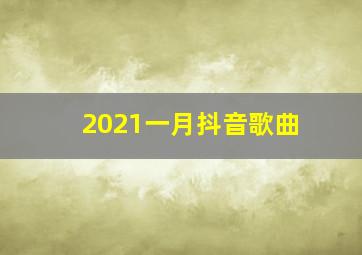 2021一月抖音歌曲