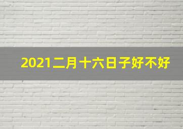 2021二月十六日子好不好