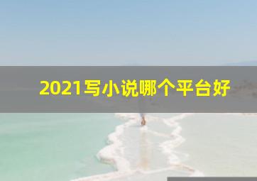 2021写小说哪个平台好