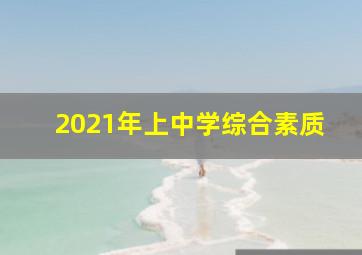 2021年上中学综合素质