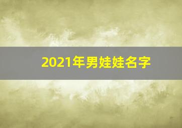 2021年男娃娃名字