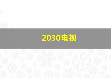 2030电视