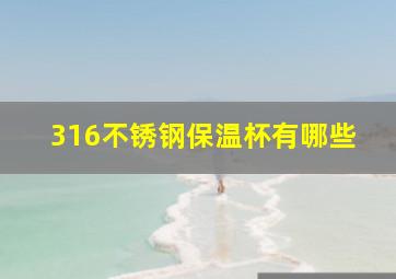 316不锈钢保温杯有哪些