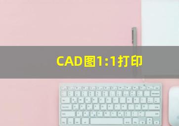 CAD图1:1打印