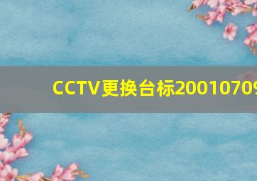 CCTV更换台标20010709