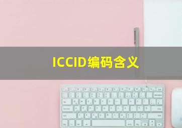 ICCID编码含义