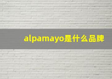 alpamayo是什么品牌