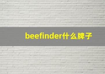 beefinder什么牌子