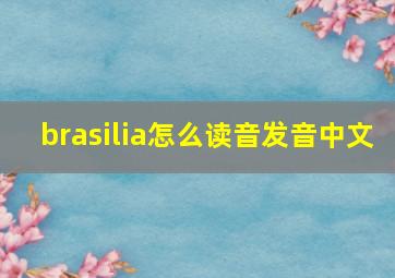 brasilia怎么读音发音中文