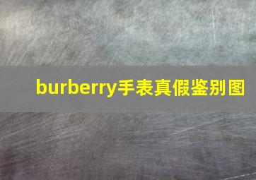 burberry手表真假鉴别图