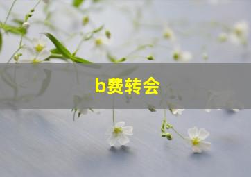 b费转会