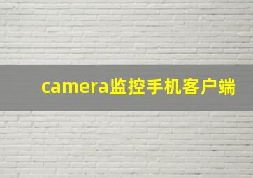 camera监控手机客户端