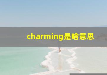 charming是啥意思