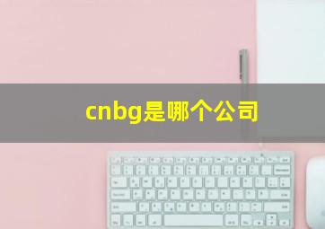 cnbg是哪个公司