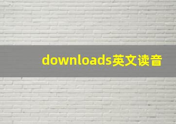 downloads英文读音