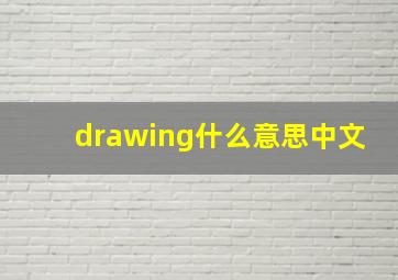 drawing什么意思中文