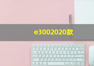 e3002020款