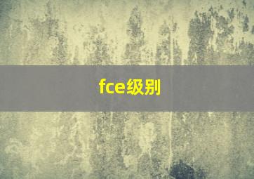 fce级别