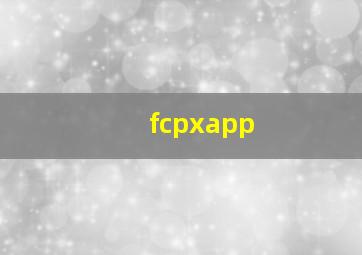 fcpxapp