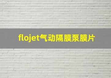 flojet气动隔膜泵膜片