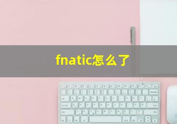 fnatic怎么了