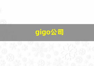 gigo公司