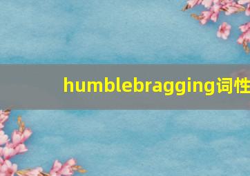 humblebragging词性