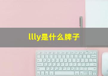 llly是什么牌子