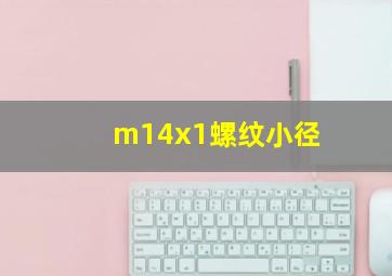 m14x1螺纹小径