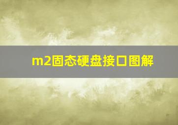 m2固态硬盘接口图解