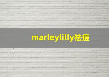 marleylilly祛痘