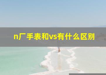 n厂手表和vs有什么区别