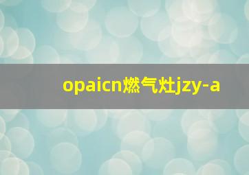 opaicn燃气灶jzy-a