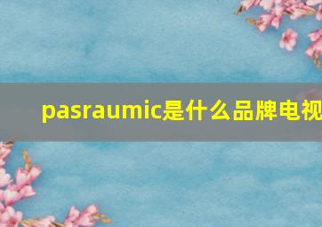 pasraumic是什么品牌电视