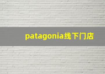 patagonia线下门店