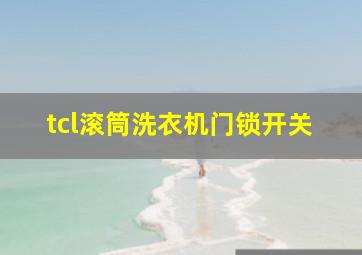 tcl滚筒洗衣机门锁开关