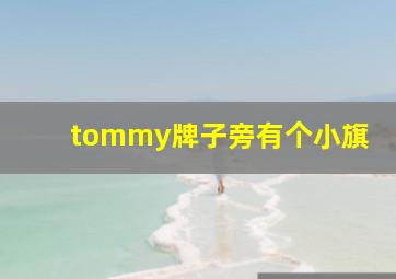 tommy牌子旁有个小旗