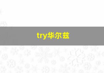 try华尔兹