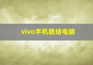 vivo手机联结电脑