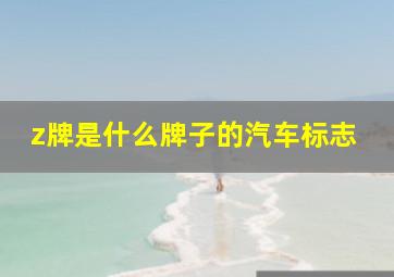 z牌是什么牌子的汽车标志